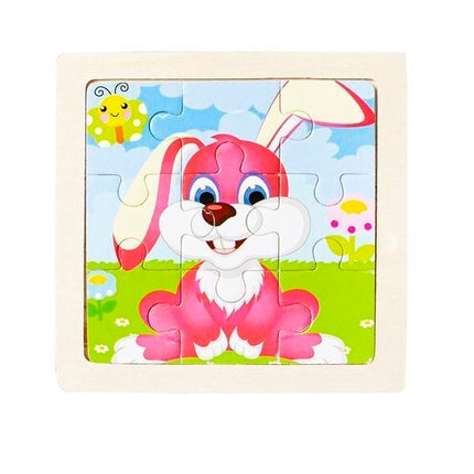 Wooden jigsaw puzzle 4 pieces U10973