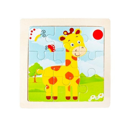 Wooden jigsaw puzzle 4 pieces U10973