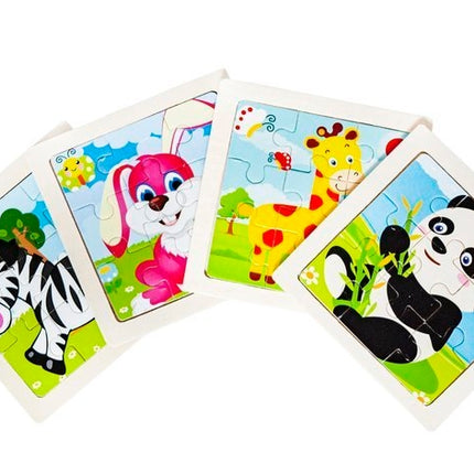 Wooden jigsaw puzzle 4 pieces U10973