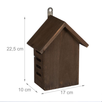 Wooden ladybug house
