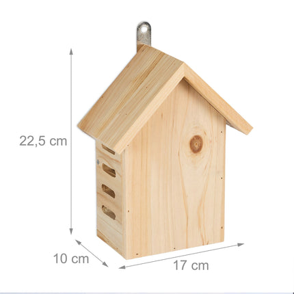 Wooden ladybug house