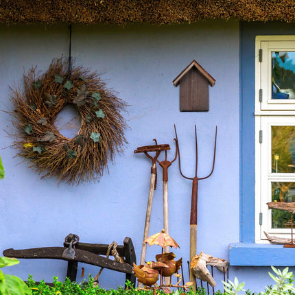 Wooden ladybug house