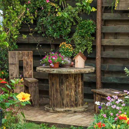 Wooden ladybug house