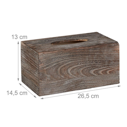 Wooden napkin holder