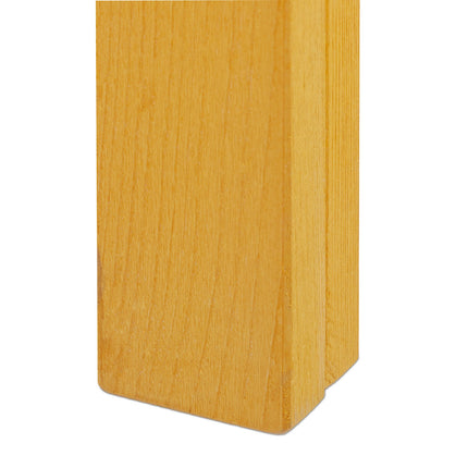 Wooden pedestal