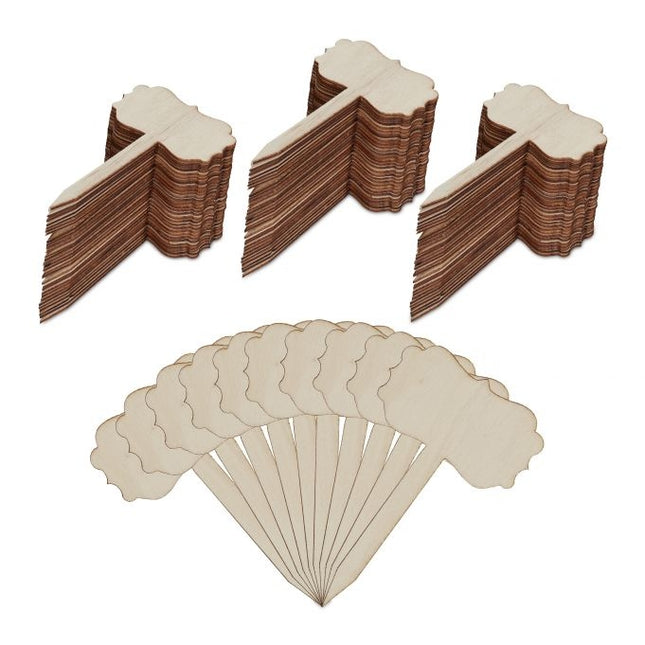 Wooden plant plugs - 100 pcs