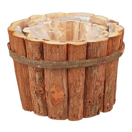Wooden pot set of 2