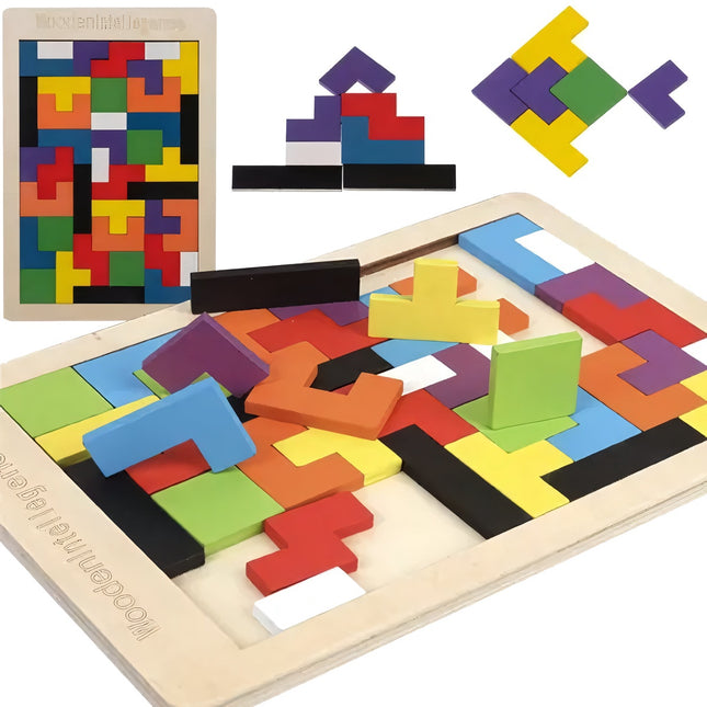 Wooden puzzle/tetris Kruzzel 22667