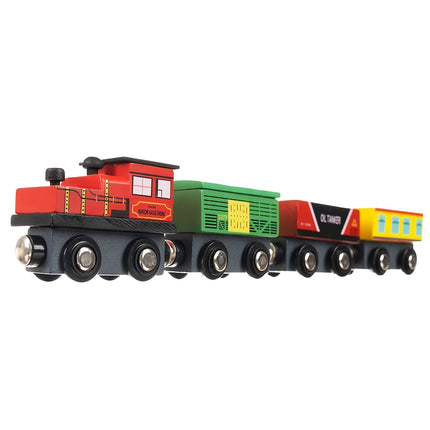 Wooden railway - 12 pieces. Kruzzel 23522