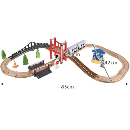 Wooden railway - Kruzzel track 22646