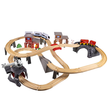 Wooden railway - Kruzzel train 22754
