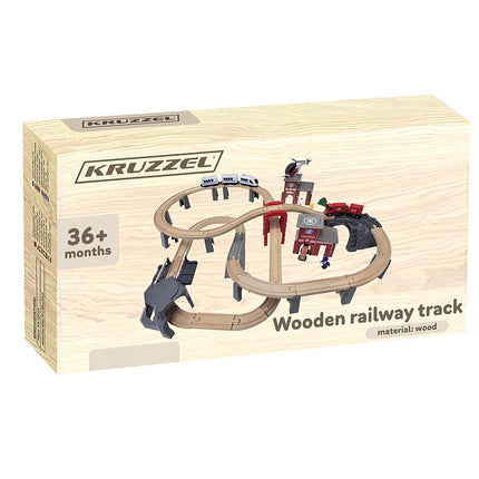 Wooden railway - Kruzzel train 22754