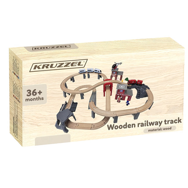 Wooden railway - Kruzzel train 22754