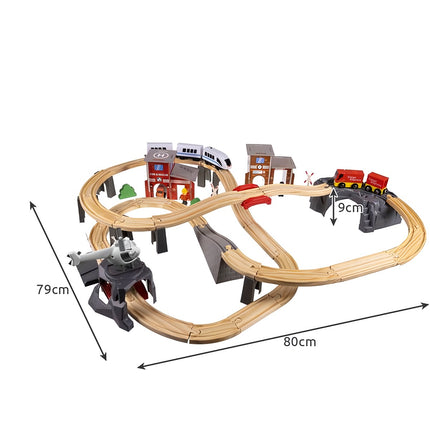 Wooden railway - Kruzzel train 22754