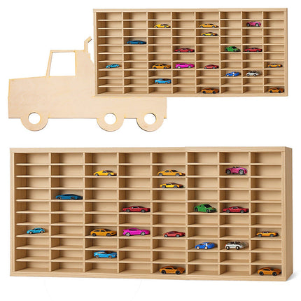 Wooden shelf for cars - Kruzzel 26582 truck