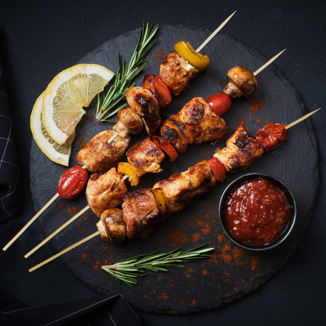 Wooden skewer bamboo 300 set long