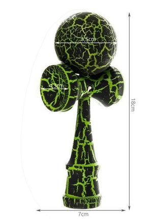 Wooden skill game - green