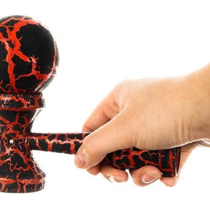 Wooden skill game - red