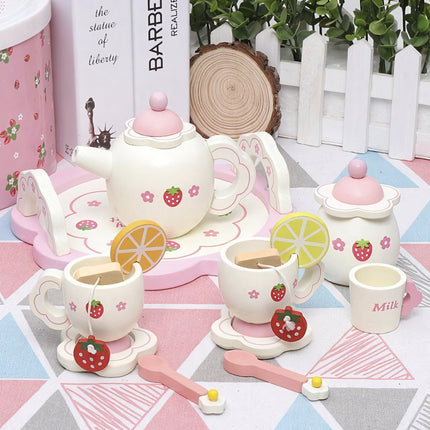 Wooden tea service Kruzzel 21950