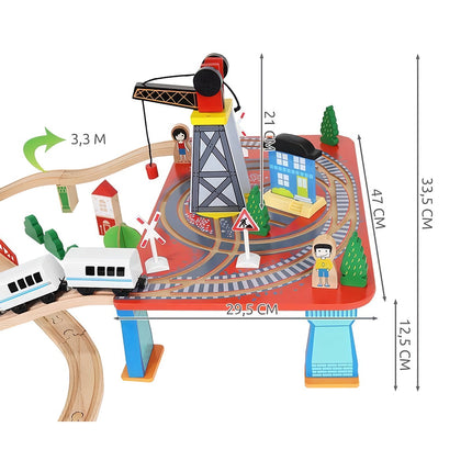 Wooden train - battery-powered train