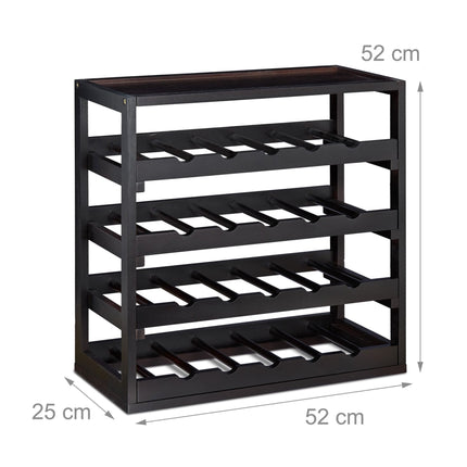 Wooden wine rack