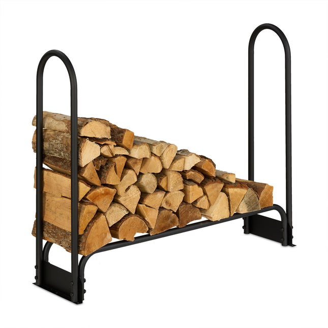 Wood shelf in metal 110 cm