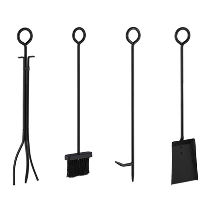 Wood stand with accessories
