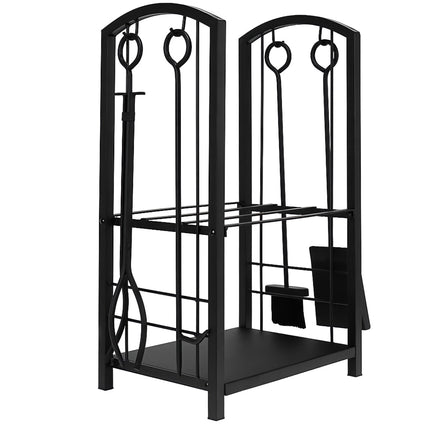 Wood stand with accessories PK011