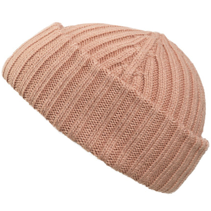 Wool Beanie - Blushing Pink 1-2 years