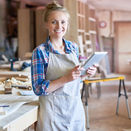 Work stands, 2 pcs, height adjustable