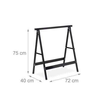 Work trestle steel, set of 2