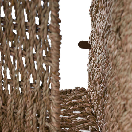 Woven seaweed storage basket