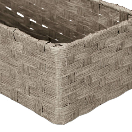Woven storage basket, set of 4