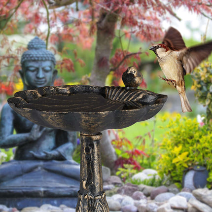 XL Bird bath in cast iron