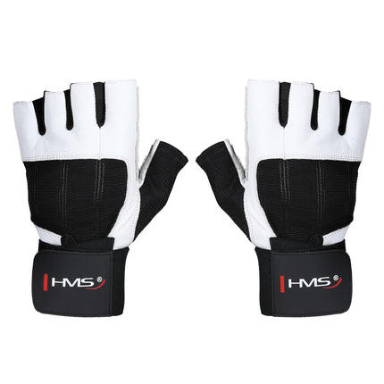 XL Fitness Gloves, White-Black, RST04 Size