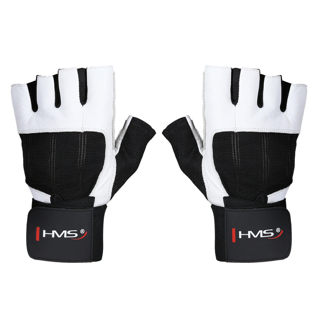 Rękawiczki fitness XL, biało-czarne, rozmiar RST04