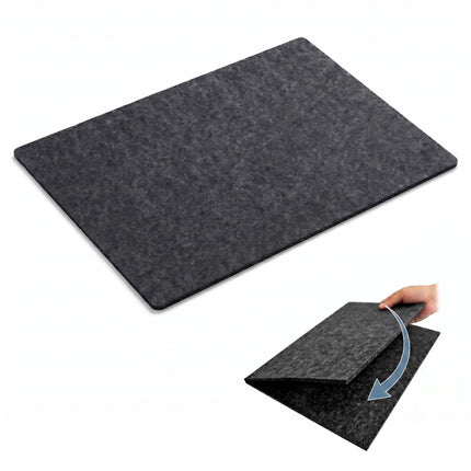 XL Foldable Felt Jigsaw Mat – Non-Slip Grey Surface