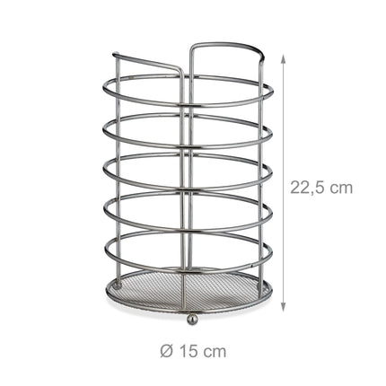 XL Holder for kitchen utensils in metal