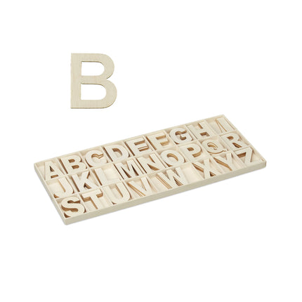 XL Letter set in wood 104 pcs.