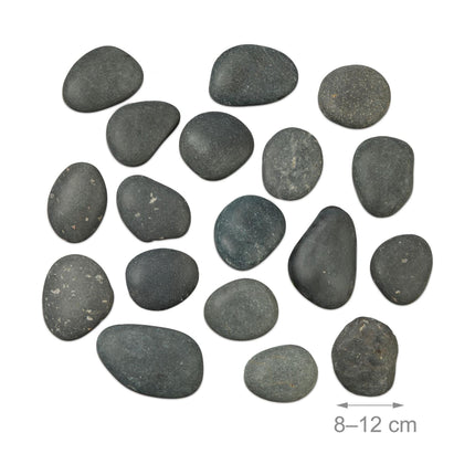 XL Paintable Natural Stones, Dark Grey, 3 kg