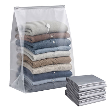 XL Vacuum Storage Bags, 100x80 cm, Grey, Pack of 4