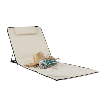 XXL Beach Mat with Pillow and Carrying Bag