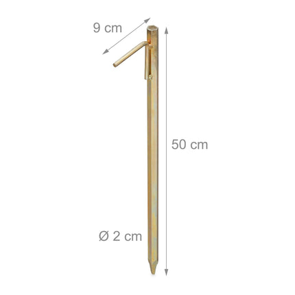 XXL ground anchor 50 cm set of 4