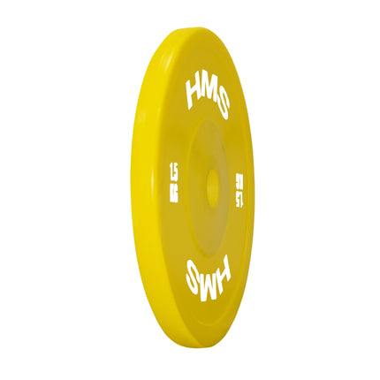 Yellow PE Olympic Weight Plates, 2 x 1.5 kg
