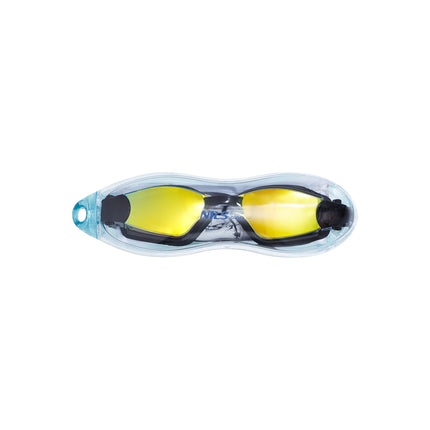 Yellow Racing Swimming Goggles, Anti-Fog, UV Protection