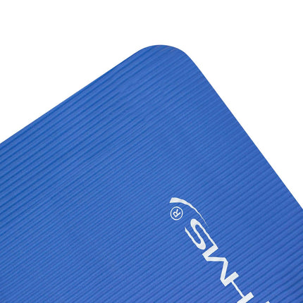 Yoga Mat, Non-Slip, 6mm Thick, Blue
