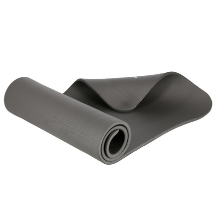 Yoga Mat, Non-Slip, Gray, 6mm Thickness