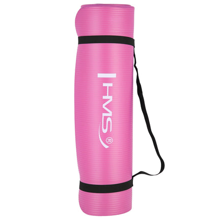 Yoga Mat, Pink, Non-Slip, 6mm Thickness