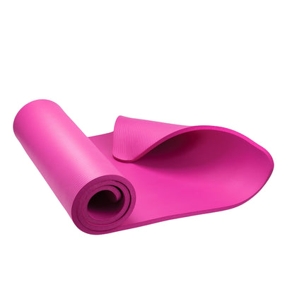Yoga Mat, Pink, Non-Slip, 6mm Thickness
