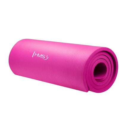 Yoga Mat, Pink, Non-Slip, 6mm Thickness